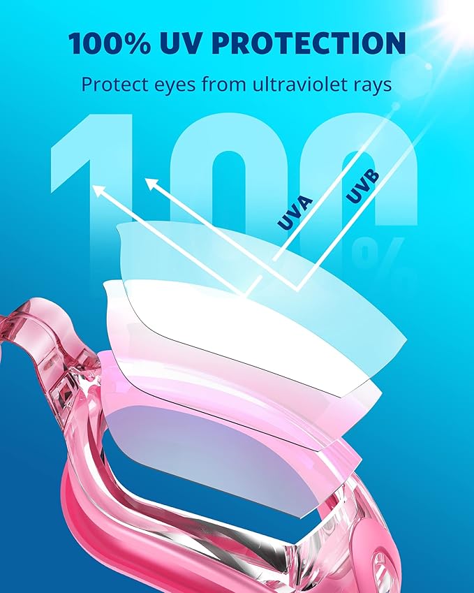 Aegend Swim Goggles, Swimming Goggles No Leaking Full Protection Adult Men Women Youth-StrideForce Fitness