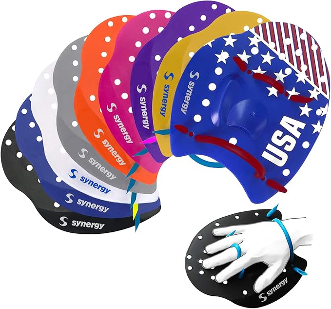 Synergy Hand Paddles for Swim Training-StrideForce Fitness