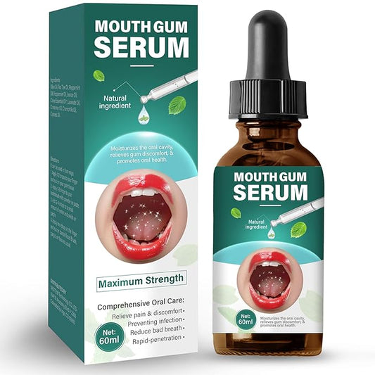 Gum Restore Drops, Gum Repair for Receding Gums & Stain Removal, Bad Breath Treatment for Adults(Dark Green)