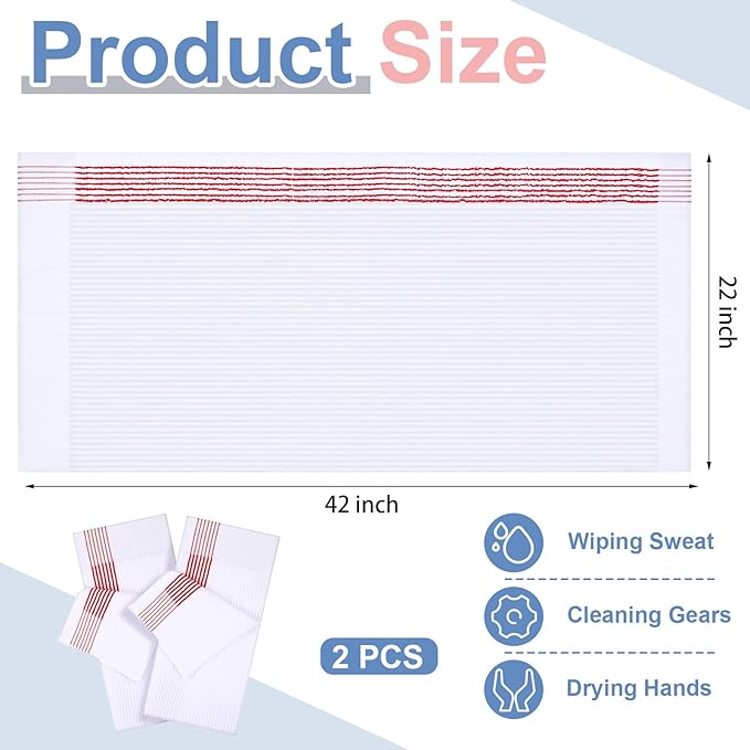 Mixweer Caddy Golf Towel 22" x 42" Large Caddy Towel Camping Sport Towels Cotton Soft Towels for Man Golf Lovers-StrideForce Fitness