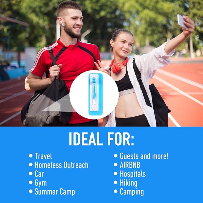 40 Pack Disposable Mini Travel Toothbrushes Bulk 5-in-1 Portable Pre-Pasted Travel Toothbrush with Toothpaste Tongue Scraper Floss Pick, Individually Wrapped for Traveling for Adults Kids