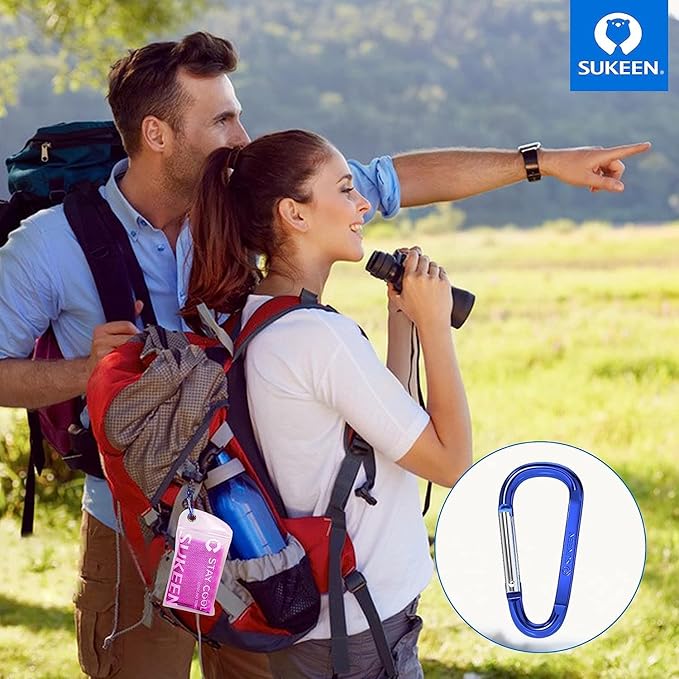 Sukeen Cooling Towel (40"x12"),Ice Towel,Soft Breathable Chilly Towel,Microfiber Towel for Yoga,Sport,Running,Gym,Workout,Camping,Fitness,Workout & More Activities-StrideForce Fitness