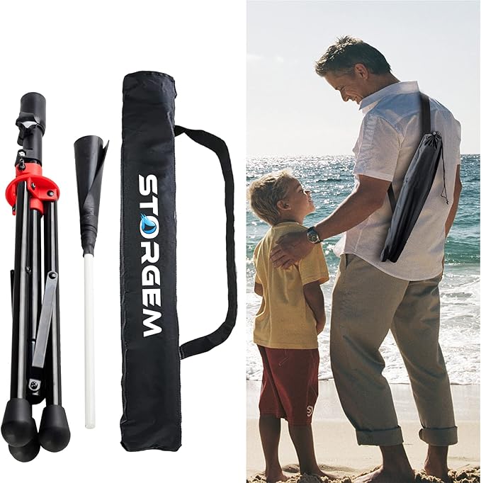 Storgem Batting Baseball tee Softball, Easy to Adjustable Height,Portable Tripod Stand Base Tee for Hitting Training Practice,with Carrying Bag-StrideForce Fitness