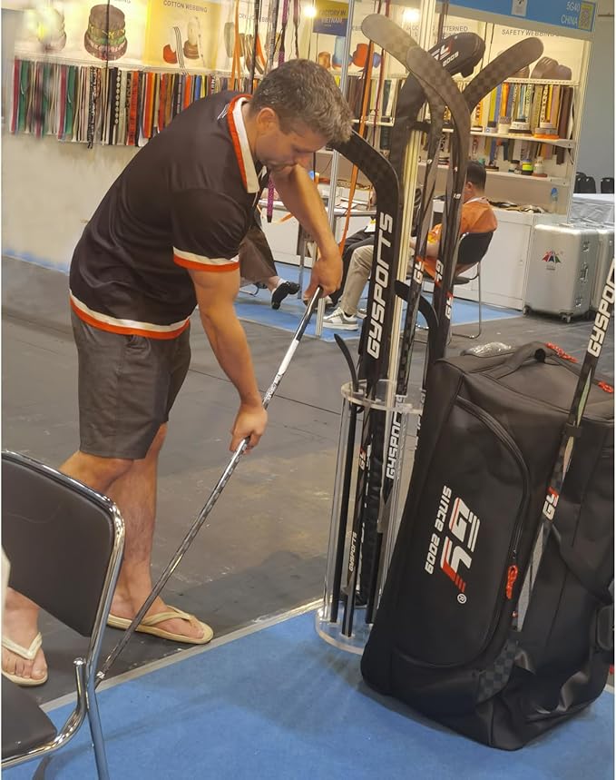 GY Ice Hockey Stick Senior Professional 100% Carbon Fibre Hockey Stick Adult 66"" Length, Shaft Woven UD 24K / Fle 75-StrideForce Fitness