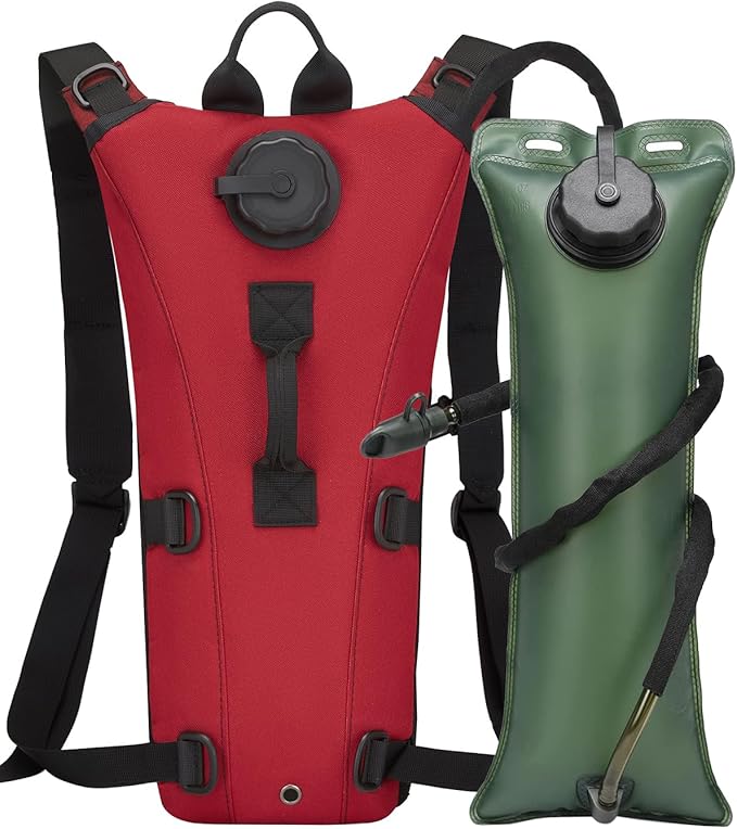 ATBP Tactical Water Hydration Pack Military 3L Water Bladder Carrier Backpack Leakproof for Running Jogging Cycling Hiking-StrideForce Fitness