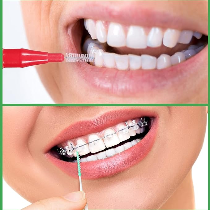 Patelai 350 Pieces Interdental Brush Tooth Floss Tooth Cleaning Tool Toothpick Dental Flossing Head Oral Flosser Soft Picks Refill Dental Flosser Toothpick Cleaners