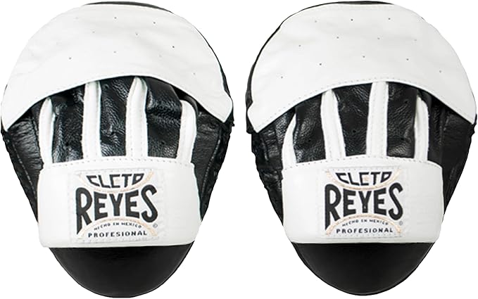 CLETO REYES Boxing Punching Mitts, Focus Sparring Striking Training Punch Pads, MMA, Kickboxing, Muay Thai, Leather-StrideForce Fitness