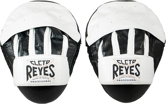 CLETO REYES Boxing Punching Mitts, Focus Sparring Striking Training Punch Pads, MMA, Kickboxing, Muay Thai, Leather-StrideForce Fitness