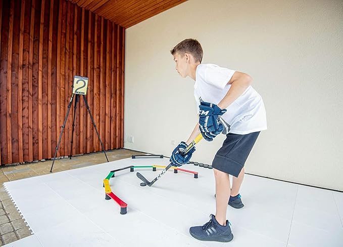 Hockey Revolution Lightweight Stickhandling Training Aid, Equipment for Puck Control, Reaction Time and Coordination-StrideForce Fitness