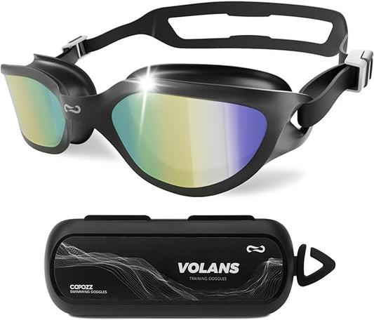 COPOZZ Swim Goggles Adult Women, Swimming Goggles for Women & Men, Anti-Fog No Leaking UV Protection for Adult-StrideForce Fitness
