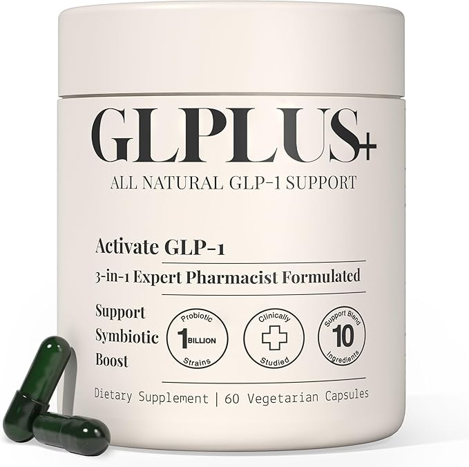 GLP-1 Supplement for Women and Men | Hunger & Metabolism Support - Expert Formulated to Support GLP1 Naturally | Probiotic and Prebiotic (60 Capsules)-StrideForce Fitness