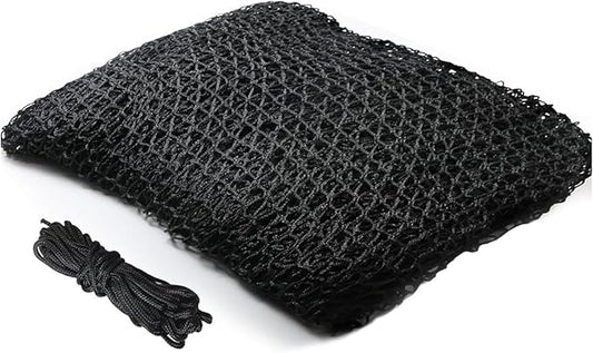 Sports Netting,Golf Practice Net Hitting Net with 33Feet Nylon Rope Also for Baseball, Hockey, Soccer, LAX and More - 10x10ft/10x15ft/10x20ft/10x25ft/10x30ft/10x40ft/10x50ft-StrideForce Fitness