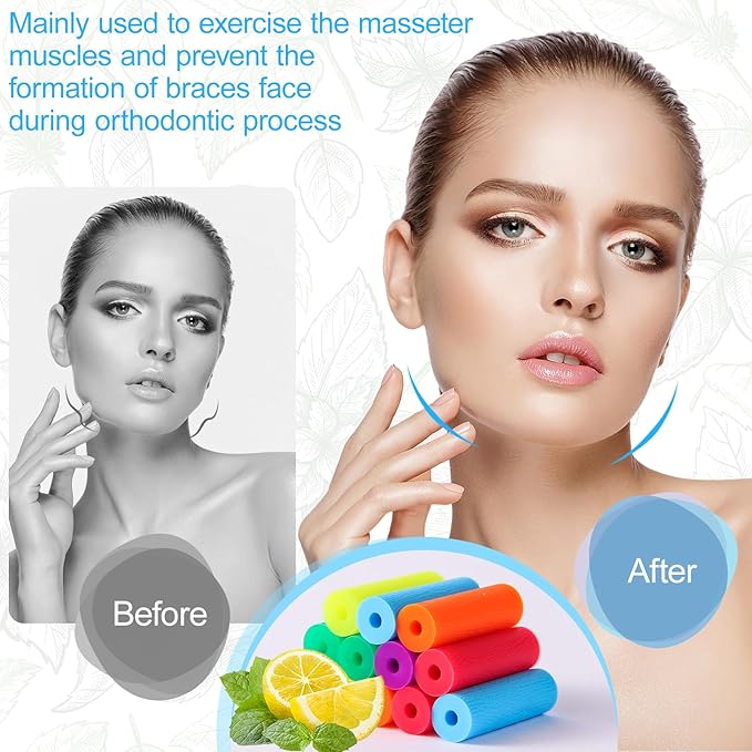 12PCS Aligner Chew, Aligner Trays Chompers for Invisalign, Orthodontic Chompers Retainer Trays Seaters with Travel Carrying Case (Green)