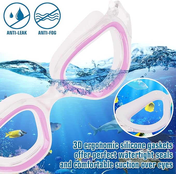 WIN.MAX Polarized Swimming Goggles Swim Pool Goggles Anti Fog Anti UV No Leakage Clear Vision for Men Women Adults Teenagers-StrideForce Fitness