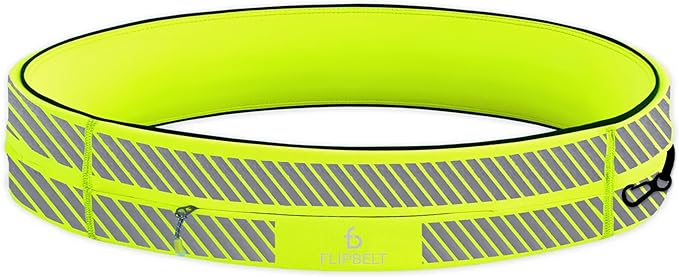 FlipBelt Classic Running Belt, Running Fanny Pack for Women and Men, USA Company-StrideForce Fitness