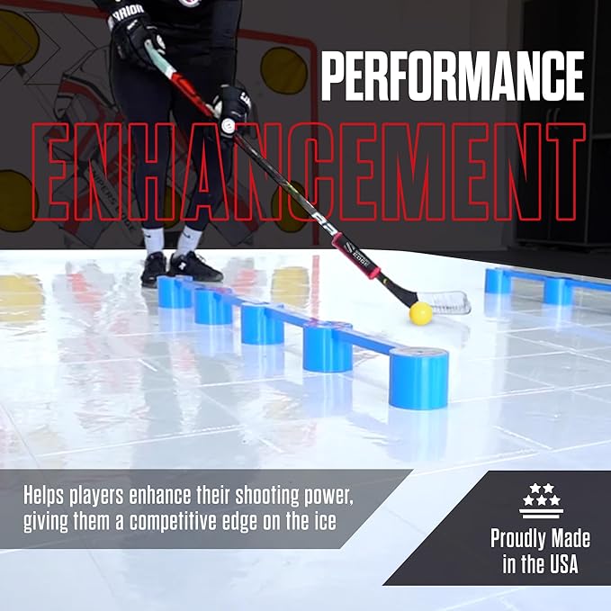 Snipers Edge Hockey - Stick Weight - 6.7 Ounce Weight - Velcro Weight That Goes Along The Blade-StrideForce Fitness