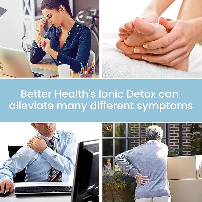 Ionic Foot Bath Detox Machine - Foot Spa Bath for Home Use - Free Regain Health & Vitality Booklet & Brochure (02 Detox Machine Home&Pro with Basin)-StrideForce Fitness