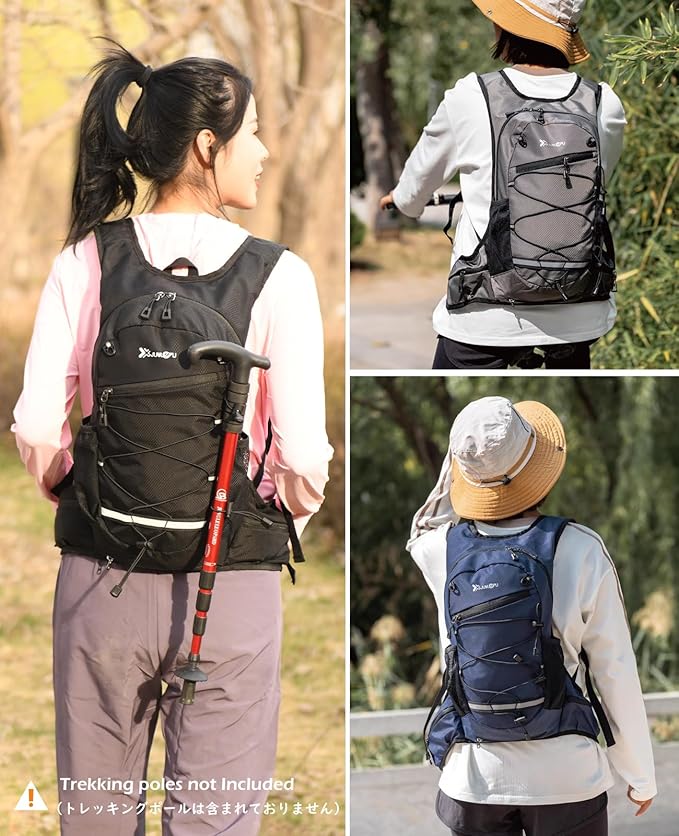 TRIWONDER Hydration Backpack Lightweight Water Pack for Men Women Hydration Pack for Cycling, Running, Hiking and Biking-StrideForce Fitness