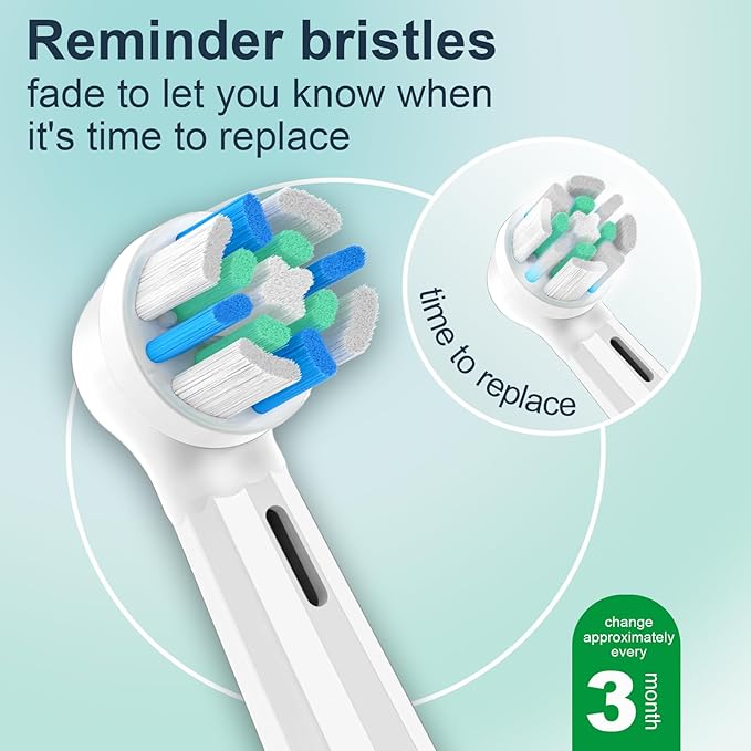 iO Replacement Heads Compatible with Oral B iO 3 4 5 6 7 8 9 10 Series Electric Toothbrush,IO Toothbrush Heads Compatible with Oral B iO,Medium-Hard bristles Care for Your Teeth,White