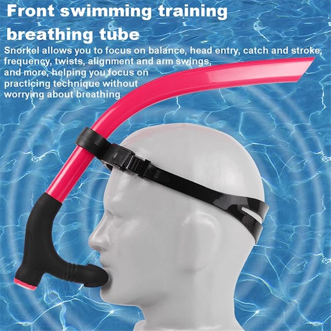 Snorkel Swim Training Practice Freestyle Learn to Swim for Pool Swimming and Open Water Snorkeling-StrideForce Fitness