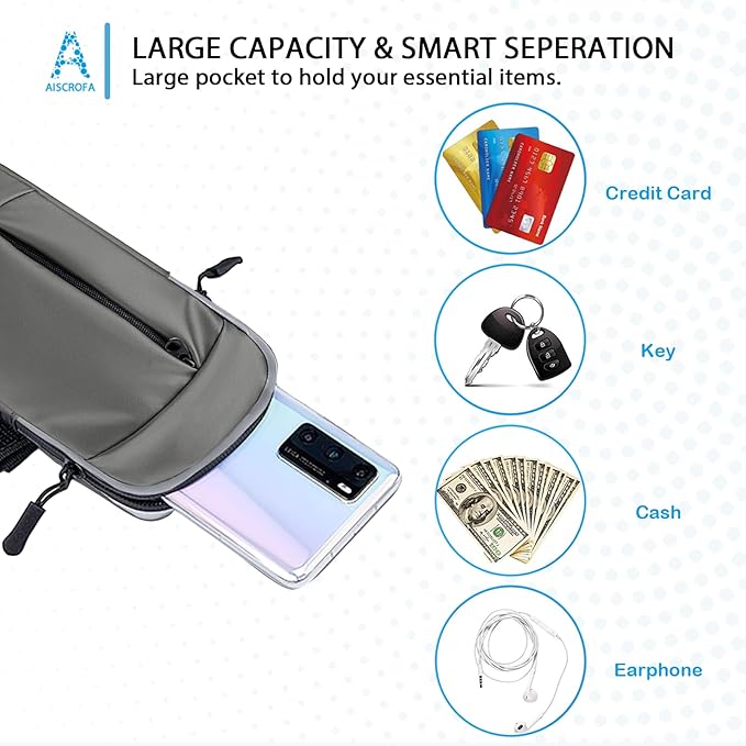 Phone Holder Arm Bands for Running Armband Small Crossbody Bags for Women Kids,iPhone 15 14 13 12 11 Pro Max Xs Xr X 6 7 8 Plus SE Mini Galaxy Ultra Edge S24 S23 Note-StrideForce Fitness