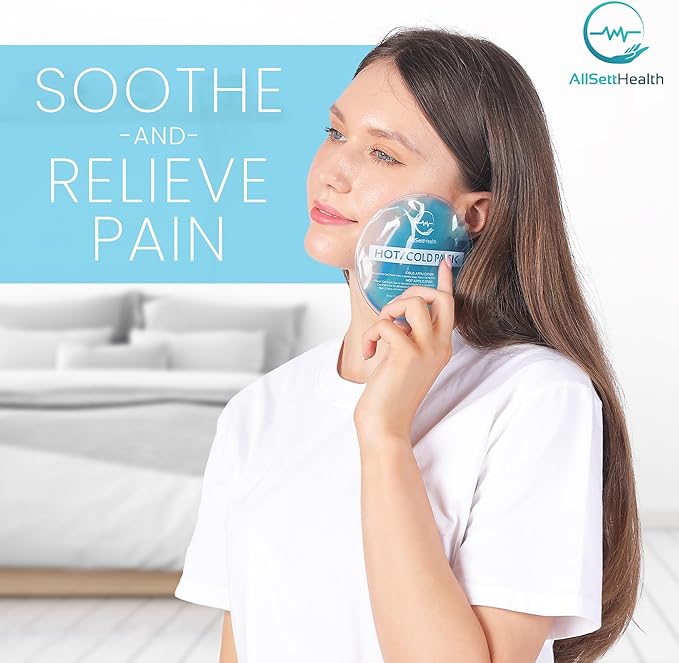 Reusable Hot and Cold Gel Ice Packs for Injuries - Gel Cold Packs for Injuries - Multiple Shapes and Sizes 7 Variety Pack-StrideForce Fitness