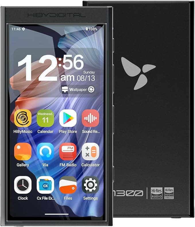 HiBy Digital M300 Android MP3 Player with Bluetooth and WiFi Streaming Player Android 13 Snapdragon 665 HiFi Audio (PCM/DSD) FM Radio Speaker Touchscreen 32GB + 2TB Expandable Storage-StrideForce Fitness