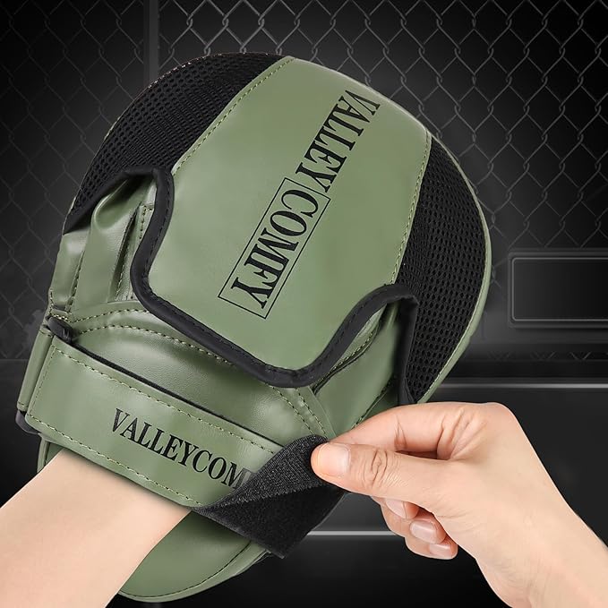 Valleycomfy Boxing Punching Mitts,Boxing Pads Mitts for Men,Ideal for Boxing Training,Kickboxing,Martial Arts-StrideForce Fitness