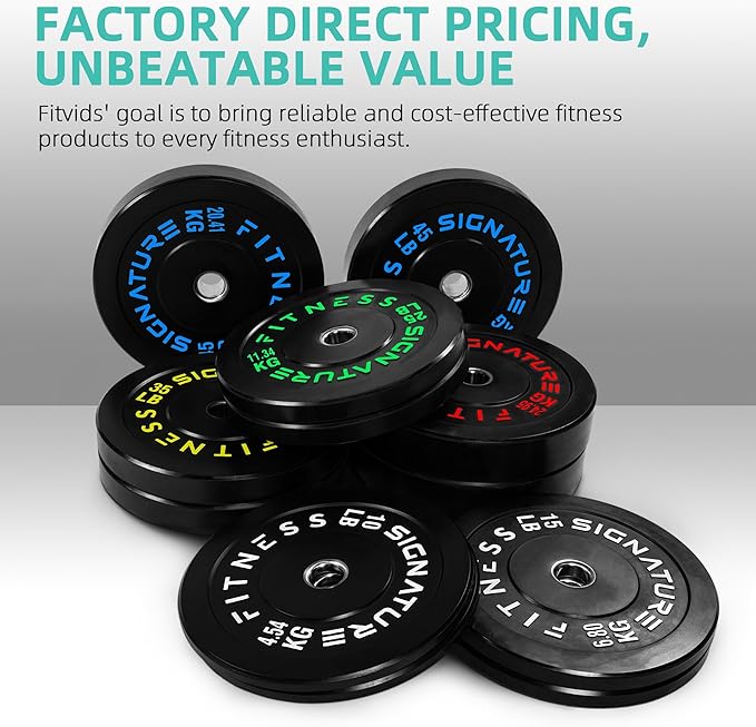 Olympic Bumper Plates Set, 2" Weight Plates for Strength Training & Weightlifting, Paris or Set or Set with Barbell, Multiple Options-StrideForce Fitness