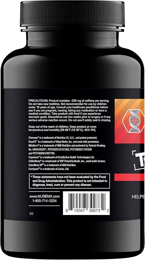 Nugenix Thermo-X: Thermogenic Fat Burner Supplement for Men, Extreme Metabolic Accelerator, 60 Count-StrideForce Fitness