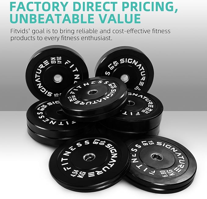 Olympic Bumper Plates Set, 2" Weight Plates for Strength Training & Weightlifting, Paris or Set or Set with Barbell, Multiple Options-StrideForce Fitness