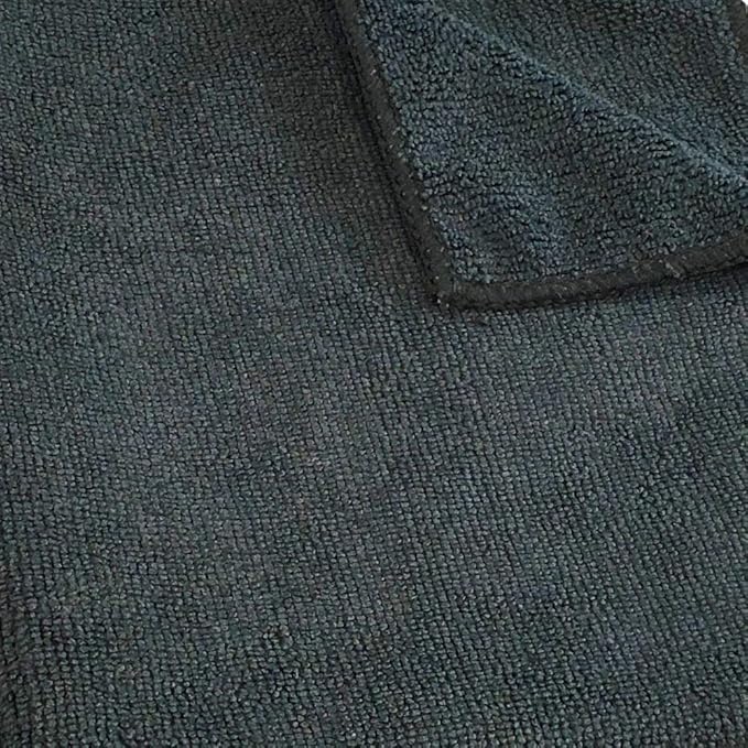 Arkwright Microfiber Gym Towel - Bulk Case of 180 - Super Soft, Quick Dry Workout Sweat Towels, 300 GSM Lightweight & Absorbent for Sports, Working Out, Yoga, and Spa, 16 x 27 in, Black-StrideForce Fitness