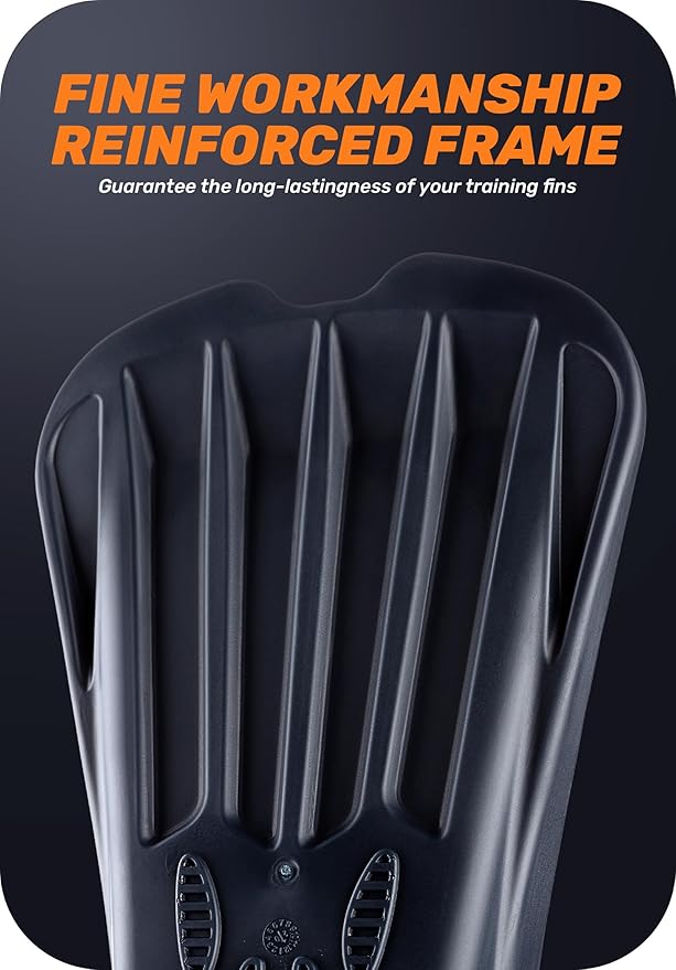 CAPAS Swim Training Fins Comfortable Silicone Lap Swimming Short Blade Floating Flippers with Mesh Bag for Adult Men Women Build Leg Strength-StrideForce Fitness