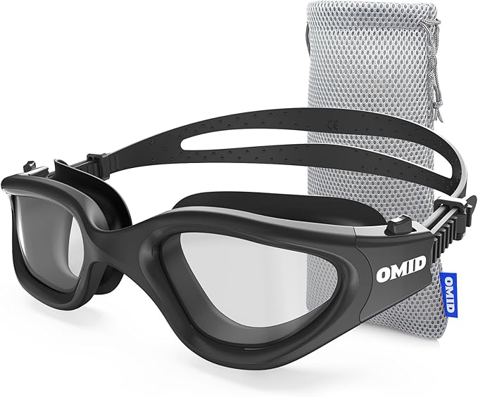 OMID Swim Goggles, P2 Polarized Swimming Goggles for Men Anti-fog Goggles Swimming for Adult Women-StrideForce Fitness