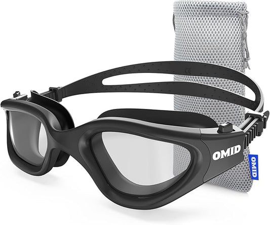 OMID Swim Goggles, P2 Polarized Swimming Goggles for Men Anti-fog Goggles Swimming for Adult Women-StrideForce Fitness