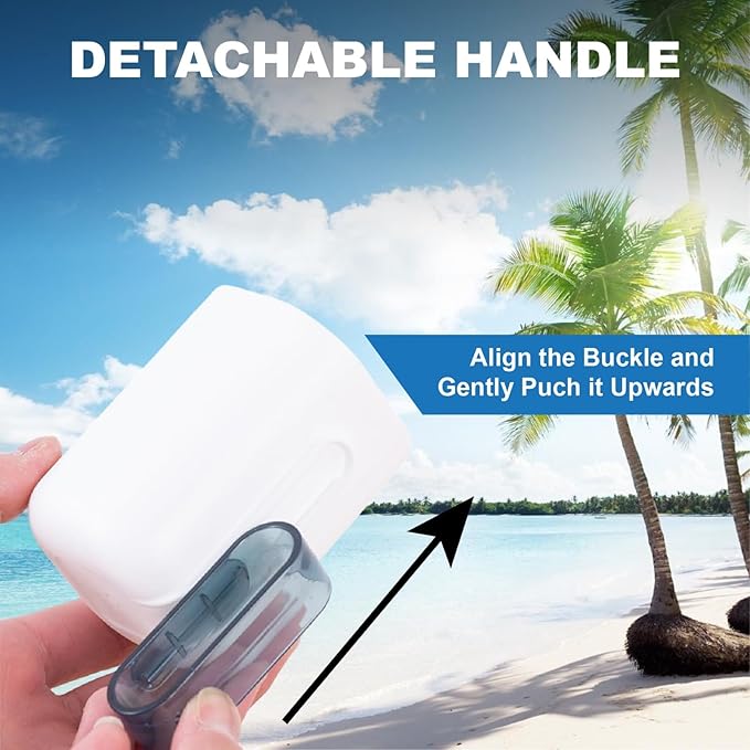 2-in-1 Compact Design Travel Toothbrush Case with Rinse Cup & Handle – Leak-Proof Toothbrush Holder for Travel, Camping, Gym, Outdoor – Portable & Hygienic Storage for Oral Care Essentials