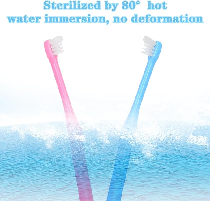 2 Pcs Wisdom Tooth Brush, End Tuft Toothbrush for Adult, Soft Small Head Orthodontic Toothbrush for Periodontal, Interdental Interspace, Dental Detail Cleaning