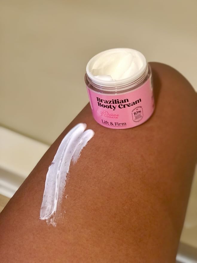 Divine Derriere Brazilian Body Butter Cream, Lift and Firm Body Cream with Volufiline Helps Reduce the Appearance of Cellulite for a Lifted and Firm-looking Derriere, Bum Bum Cream, 50ml-StrideForce Fitness