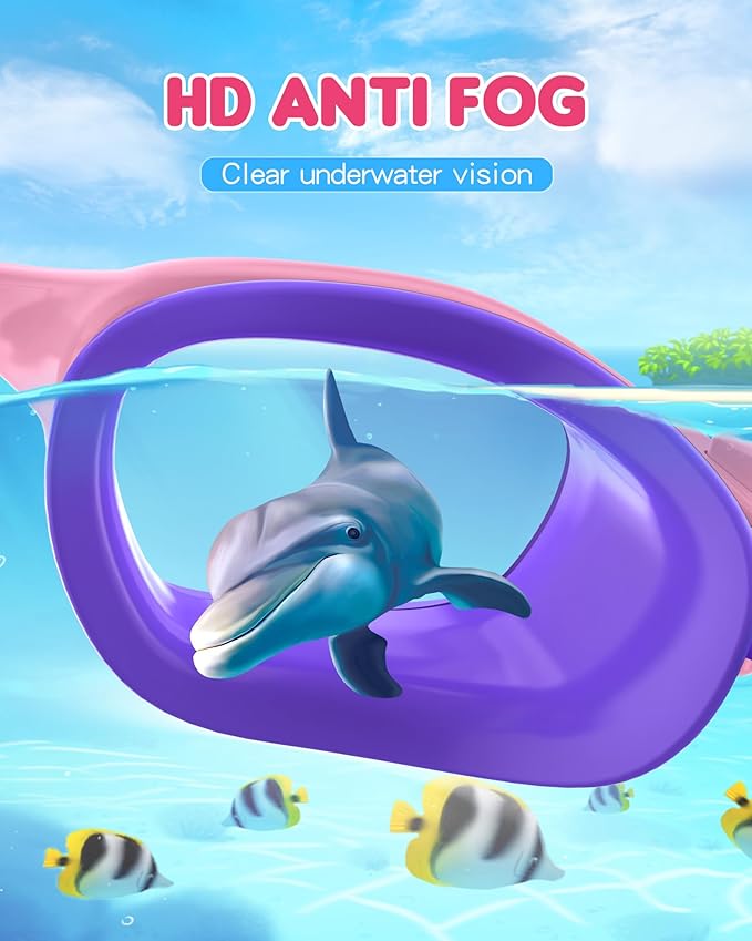 Kids Swim Goggles,Swimming Goggles for Kids 6-14, Anti-Fog UV Protection Pool Glasses for Boys Girls-StrideForce Fitness