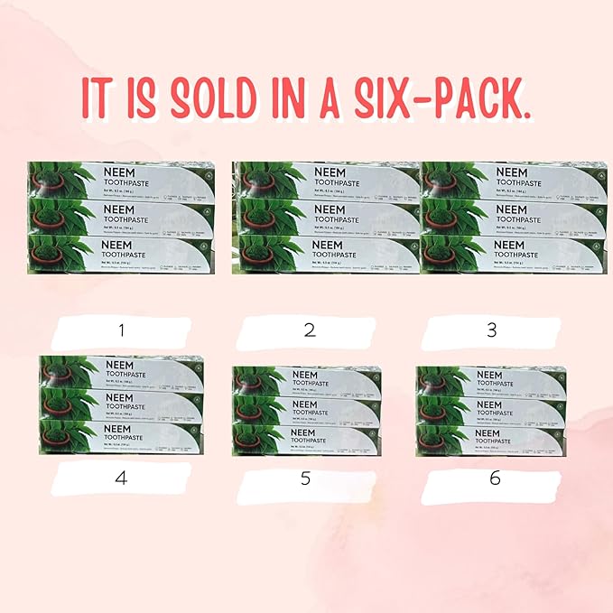Pure Black Soap 1lb Bundle Deal with Neem toothpaste 6-pack
