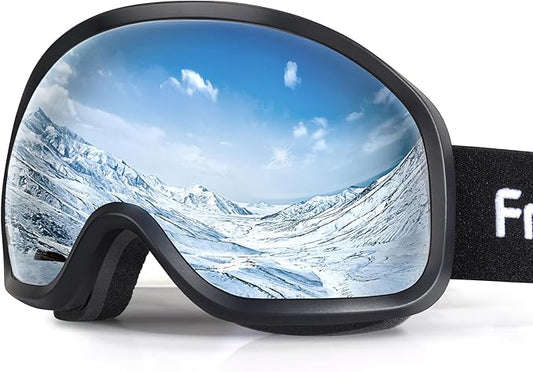 Freela Ski Goggles OTG Men Women, Over Glasses Snow Snowboard Sports Goggles for Adult Youth 100% UV400 Protection Anti Fog-StrideForce Fitness