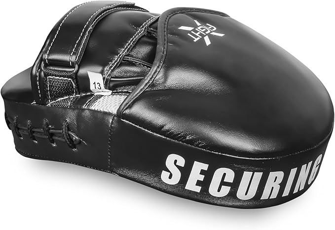 Punching Mitts for Boxing Leather Curved Punch Mitts Men & Women MMA Training Equipment Muay Thai Sparring Training Mitts MMA Hitting Pads Available Multiple Colors-StrideForce Fitness