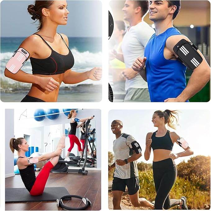 Running Armband, Cell Phone Purse Small Crossbody Bags for Women Men Kids Pouch for iPhone 15/14/13 pro/Plus/xs/xr/xs max, Galaxy S22 Ultra and More-StrideForce Fitness