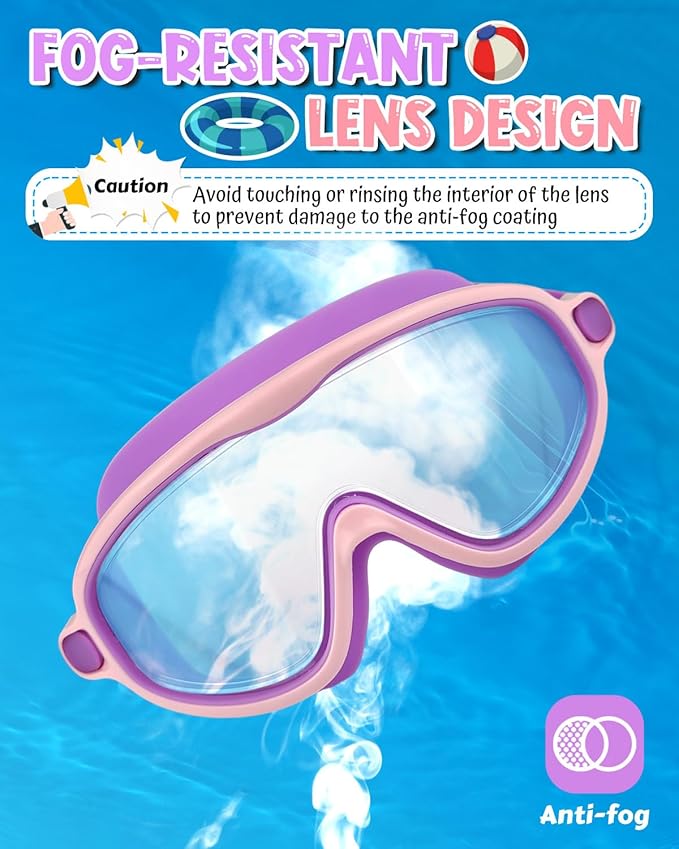 Rantizon Swim Goggles 2 Pack, Wide View Anti Fog&UV Swimming Goggles for Audlt, No Leaking Swim Glasses for Men Women Kids-StrideForce Fitness