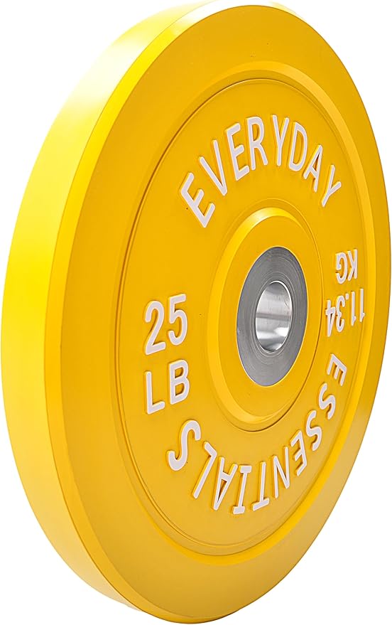 2-Inch Olympic Bumper Plates, Perfect Weight Plates for Weightlifting and Strength Training, Multiple Weights Available-StrideForce Fitness