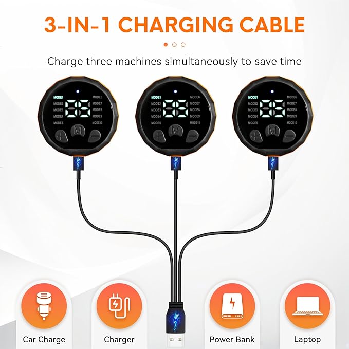 Electronic Muscle Stimulator;Abs Stimulator Muscle Machine for Abdomen/Arms,USB Rechargeble for Fitness Strength Training Workout Equipment Men and Women-StrideForce Fitness