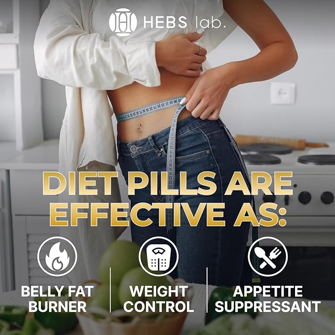 Weight Loss Pills for Women & Men – Diet Pills with Garcinia Cambogia - Effective Appetite Suppressant for Weight Loss - Metabolism Booster – Belly Fat Burner for Men & Women - Made in the USA-StrideForce Fitness