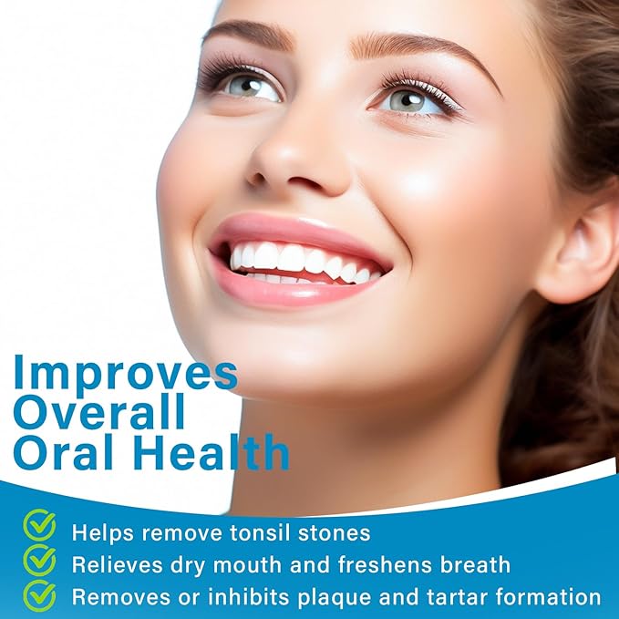 Tonsil Stone Mouthwash, Tonsil Stone Remover Helps Remove Stones, Eliminate Bad Breath, Soothe Throat & Relieve Dry Mouth