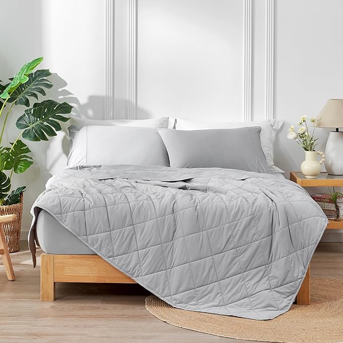 Cozy Bliss Cooling Blanket for Hot Sleepers, Q-Max 0.4 Cooling Comfort King Size, Cold Blankets for Night Sweats Sleeping, Ultra-Cool Lightweight Breathable Summer Blanket for Bed-StrideForce Fitness