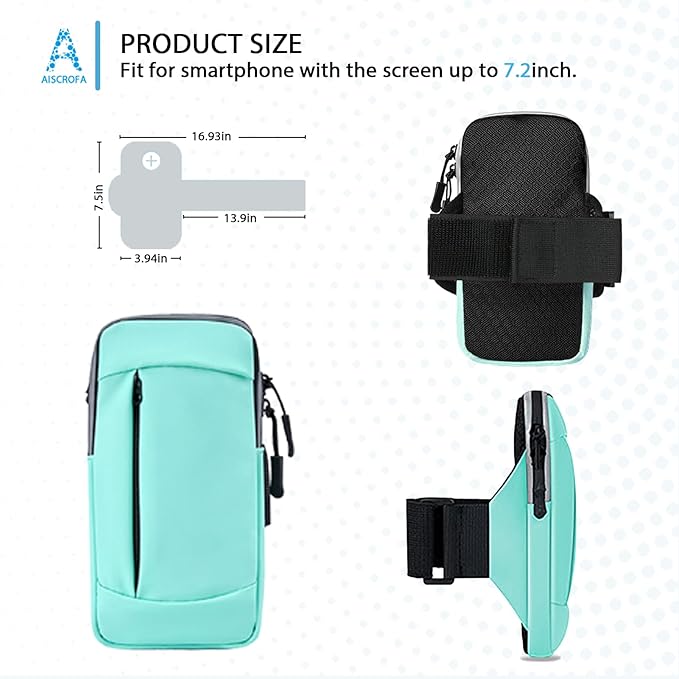Phone Holder Arm Bands for Running Armband Small Crossbody Bags for Women Kids,iPhone 15 14 13 12 11 Pro Max Xs Xr X 6 7 8 Plus SE Mini Galaxy Ultra Edge S24 S23 Note-StrideForce Fitness